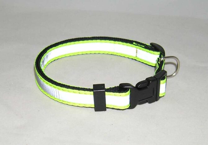 ovratnica-neon-zelena-15-mm